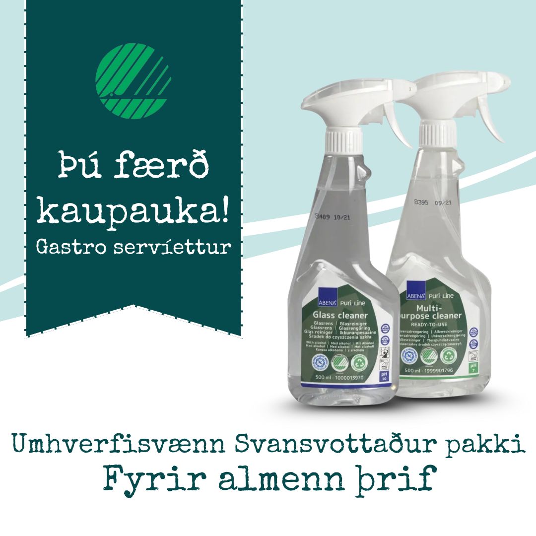 Puri - Line umhverfisvænn pakki fyrir almenn þrif Svansvottaður