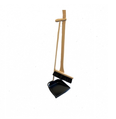 Smart kústur og fægiskófla 72 cm