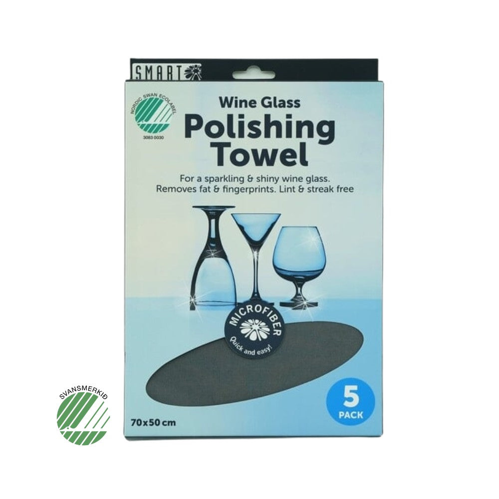 Wine Glass Polishing Towel Glasaþurka 5 stk