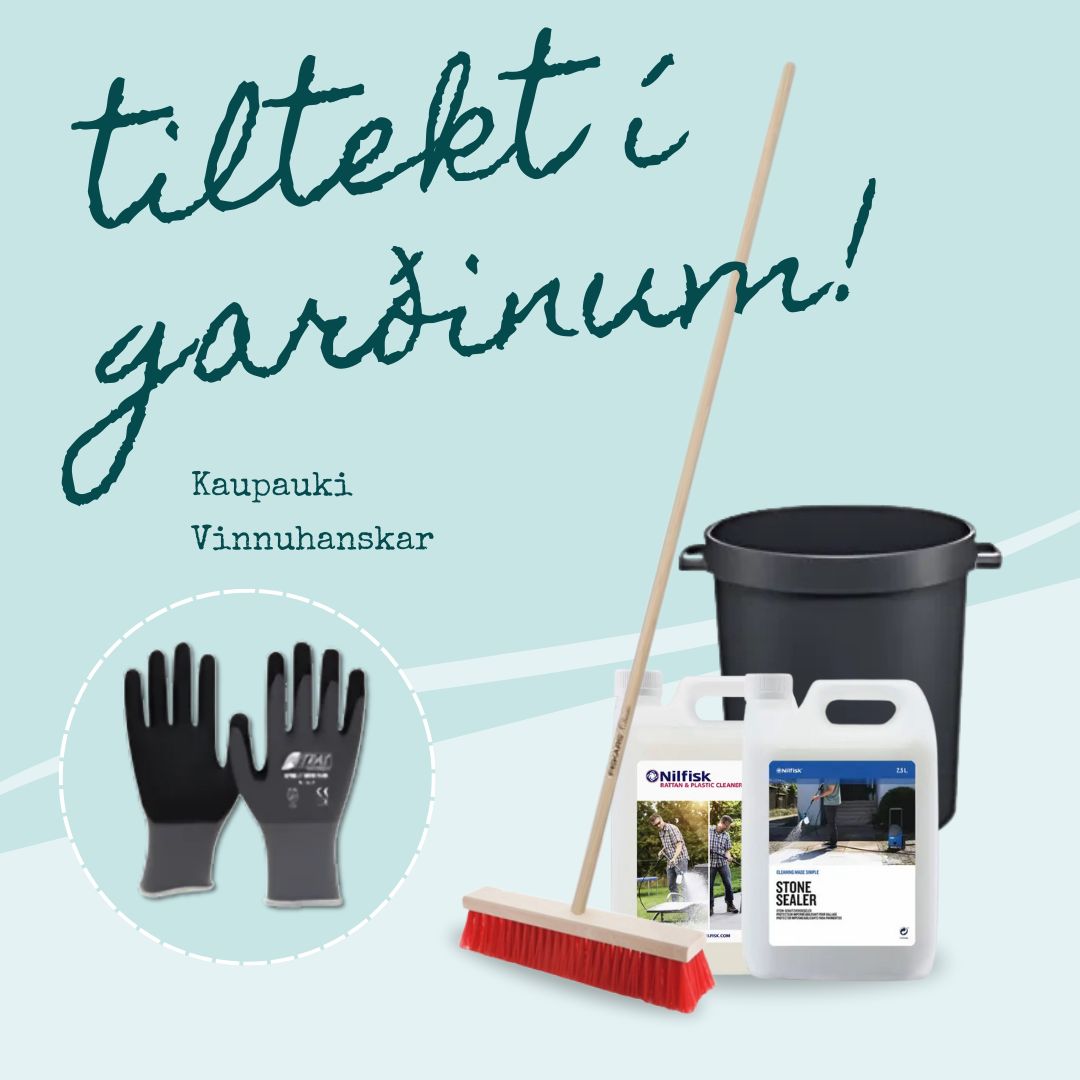Tiltekt í garðinum Kaupauki fylgir