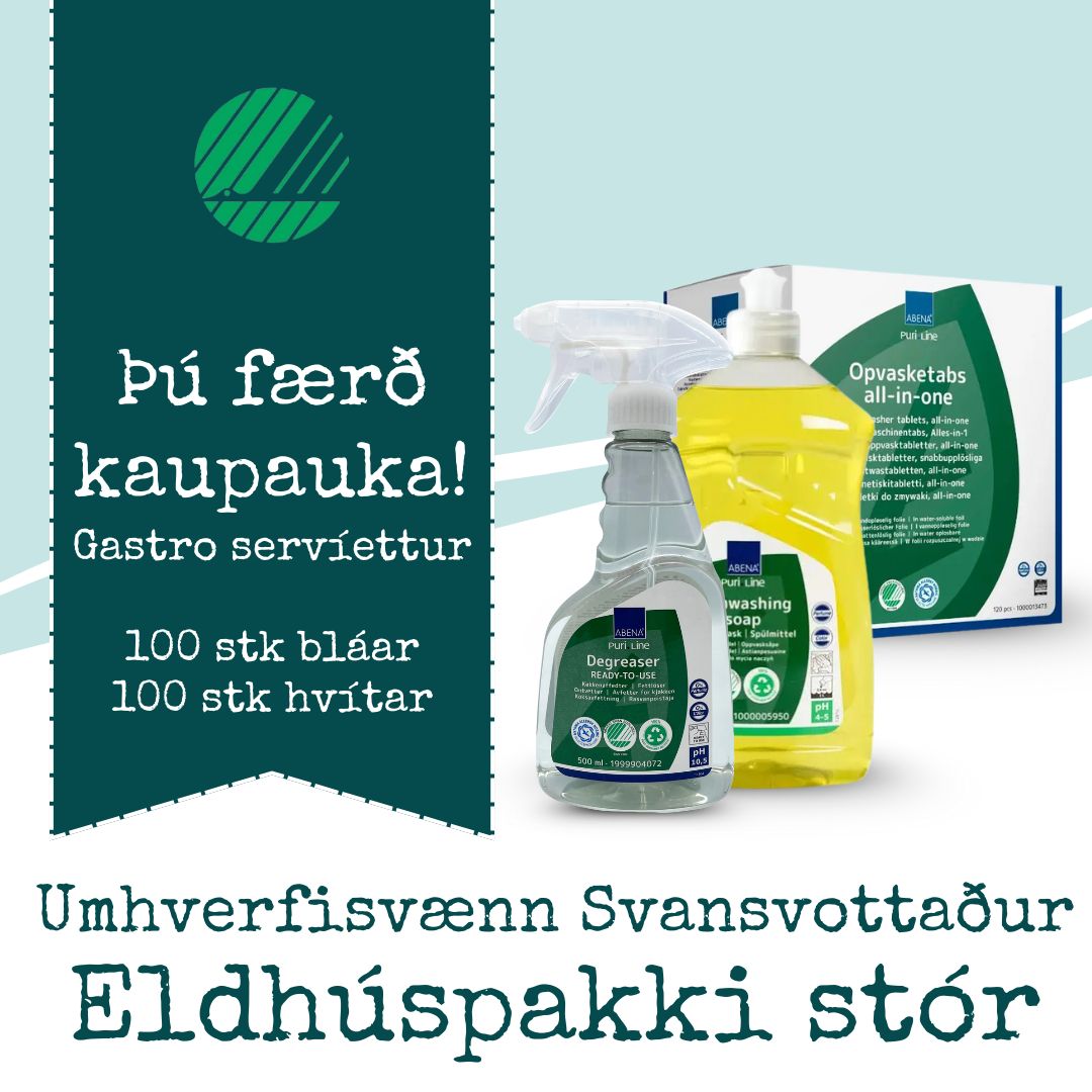 Puri - Line umhverfisvænn Svansvottaður eldhúspakki stór