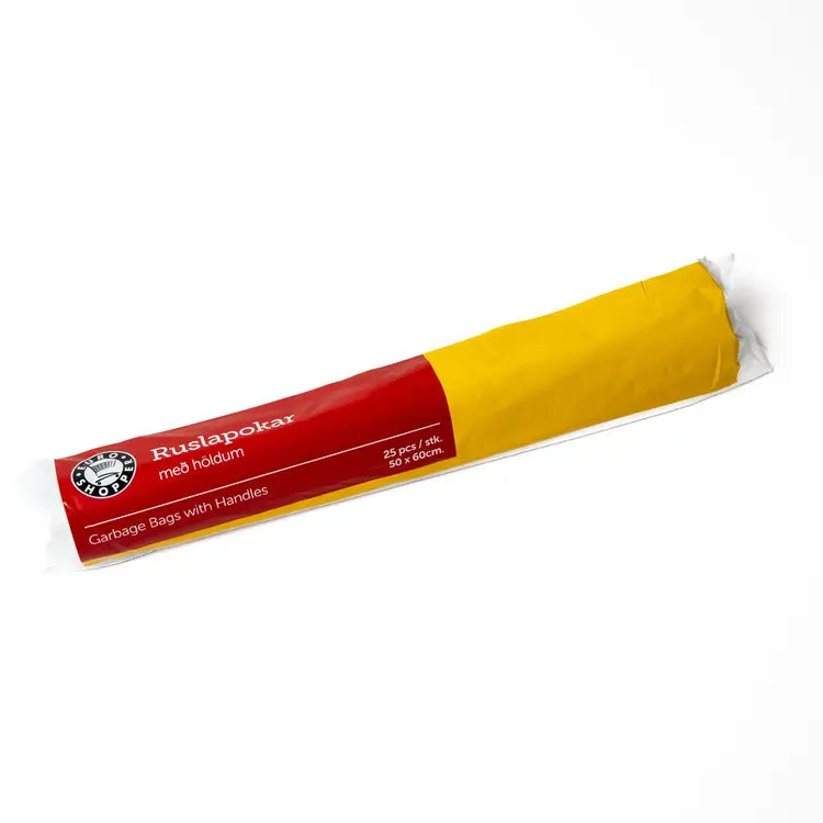Euroshopper  Plastpokar 30L 50x60cm með höldum, 20x 25stk