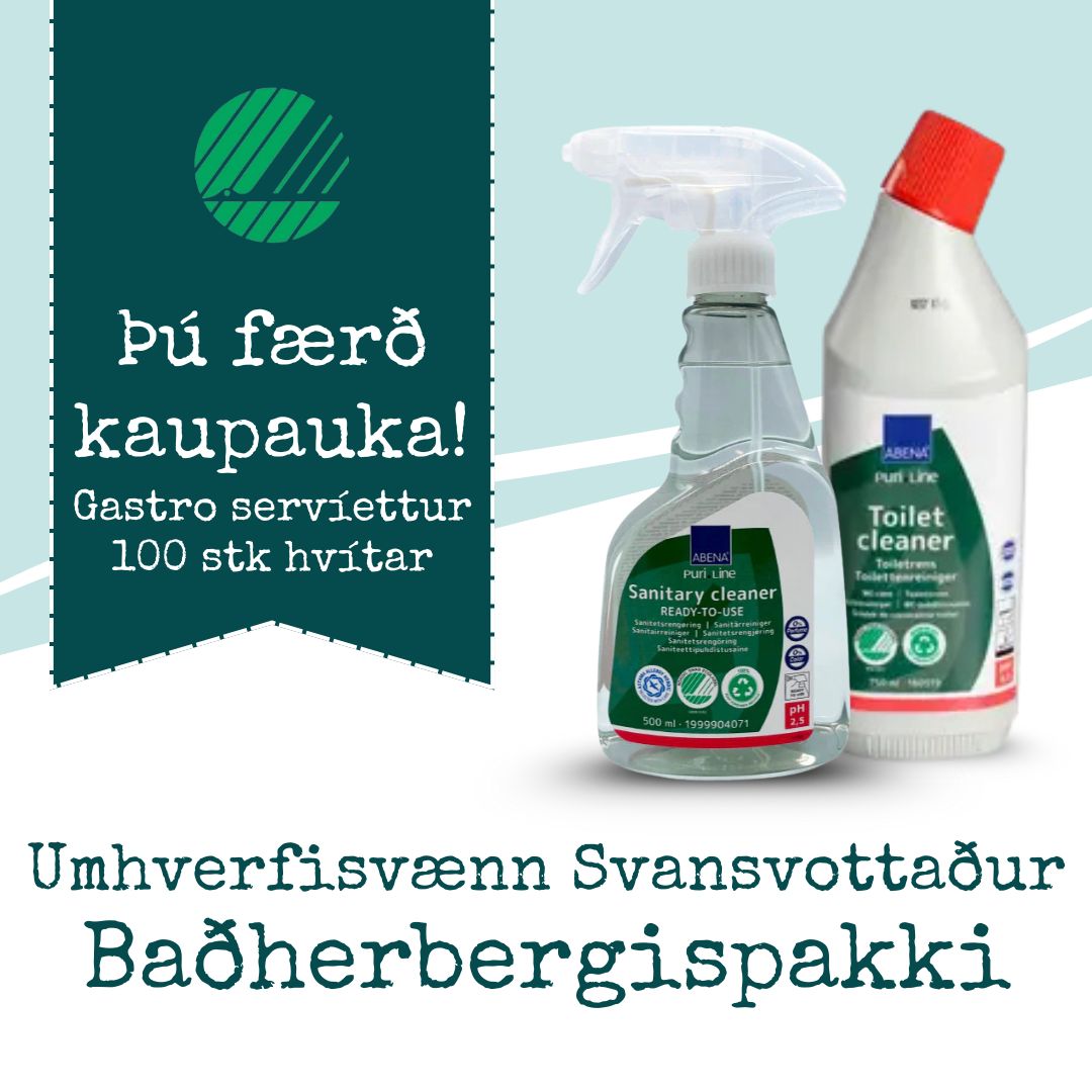 Puri - Line umhverfisvænn Svansvottaður baðherbergispakki