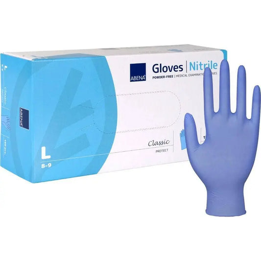 Abena  Hanskar Nitril Classic Protect L,  200stk