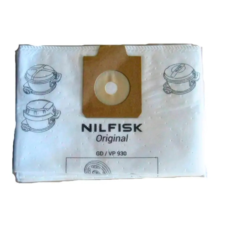 Nilfisk  Ryksugupokar VP930/GD930/UZ930  Fleece, 5stk